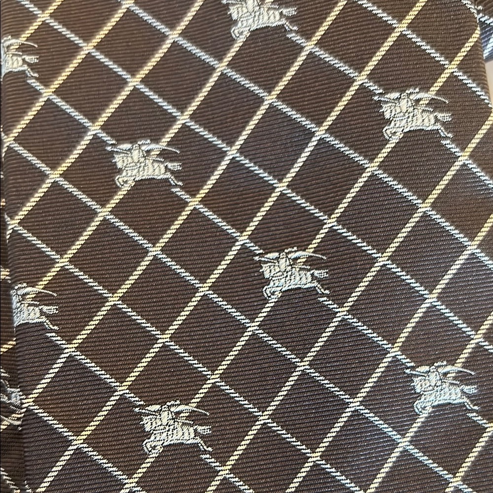 Men's Burberry Tie - Picture 6 of 7